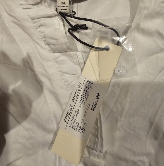 NWT Pinch Size Medium White Top - Picture 4 of 4